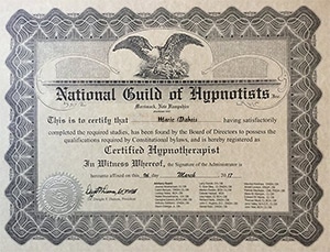 Hypnothérapeute Certifié NGH