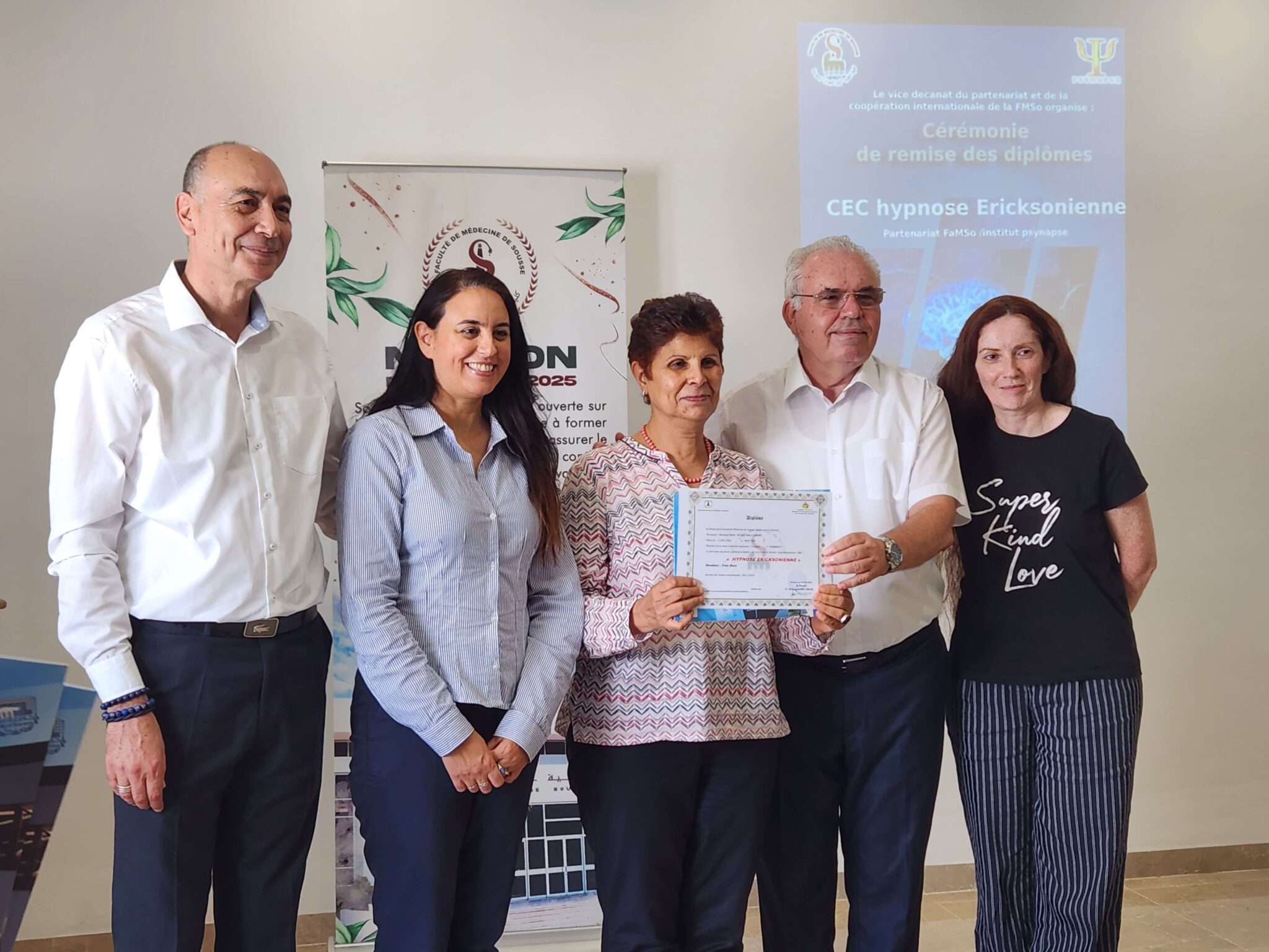 Partenariat Université de Médecine Sousse - Institut Psynapse